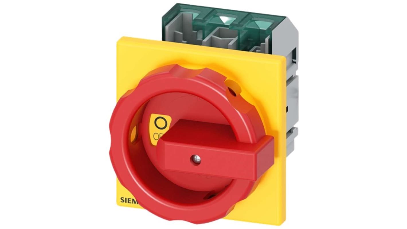 Siemens 3LD5 Trennschalter 3-polig, 32A, 32A, SENTRON Geschlossen, Klasse CC, Klasse J Sicherungsgröße