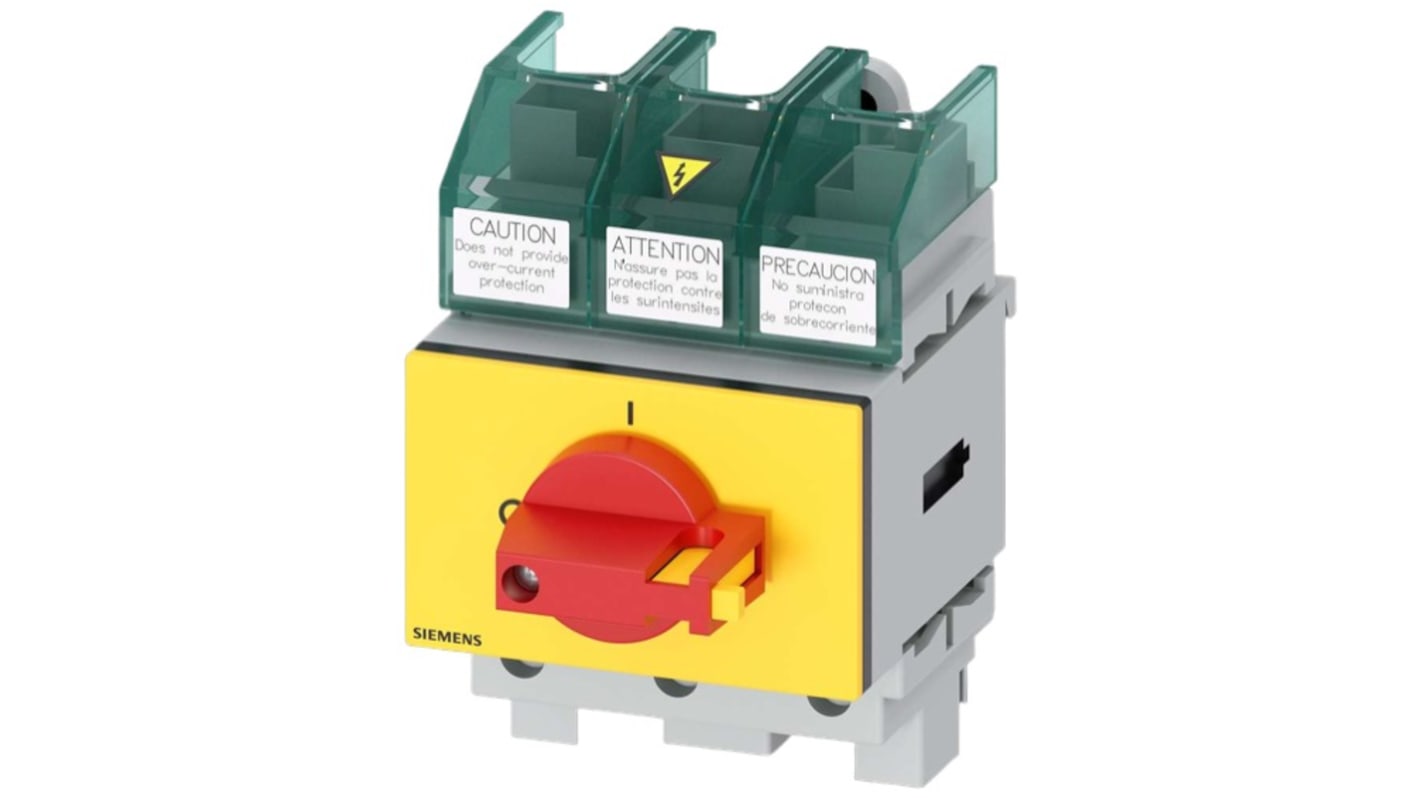 Siemens Switch Disconnector, 3 Pole, 63A Max Current, 63A Fuse Current