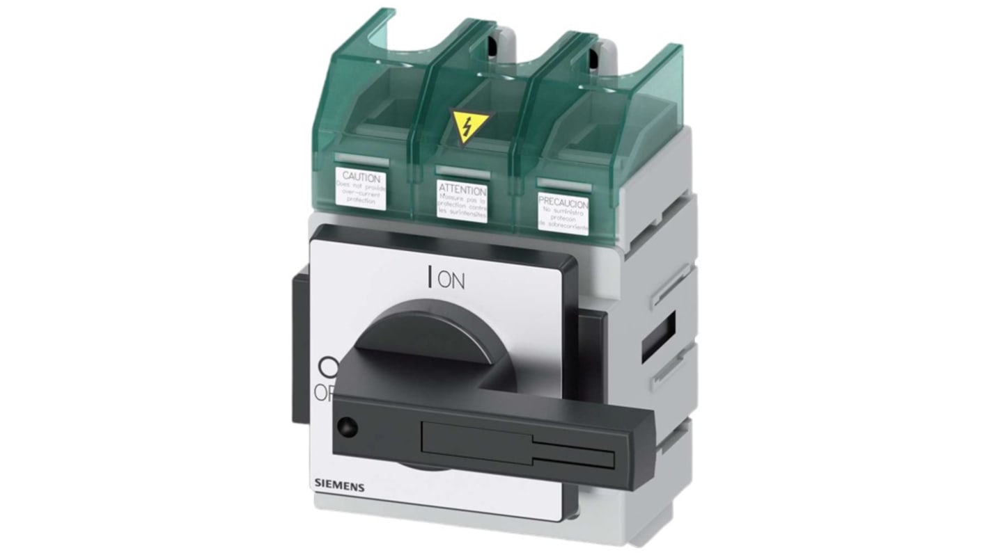 Siemens Switch Disconnector, 3 Pole, 100A Max Current, 100A Fuse Current