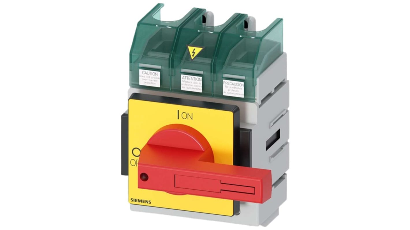 Siemens Switch Disconnector, 3 Pole, 100A Max Current, 100A Fuse Current