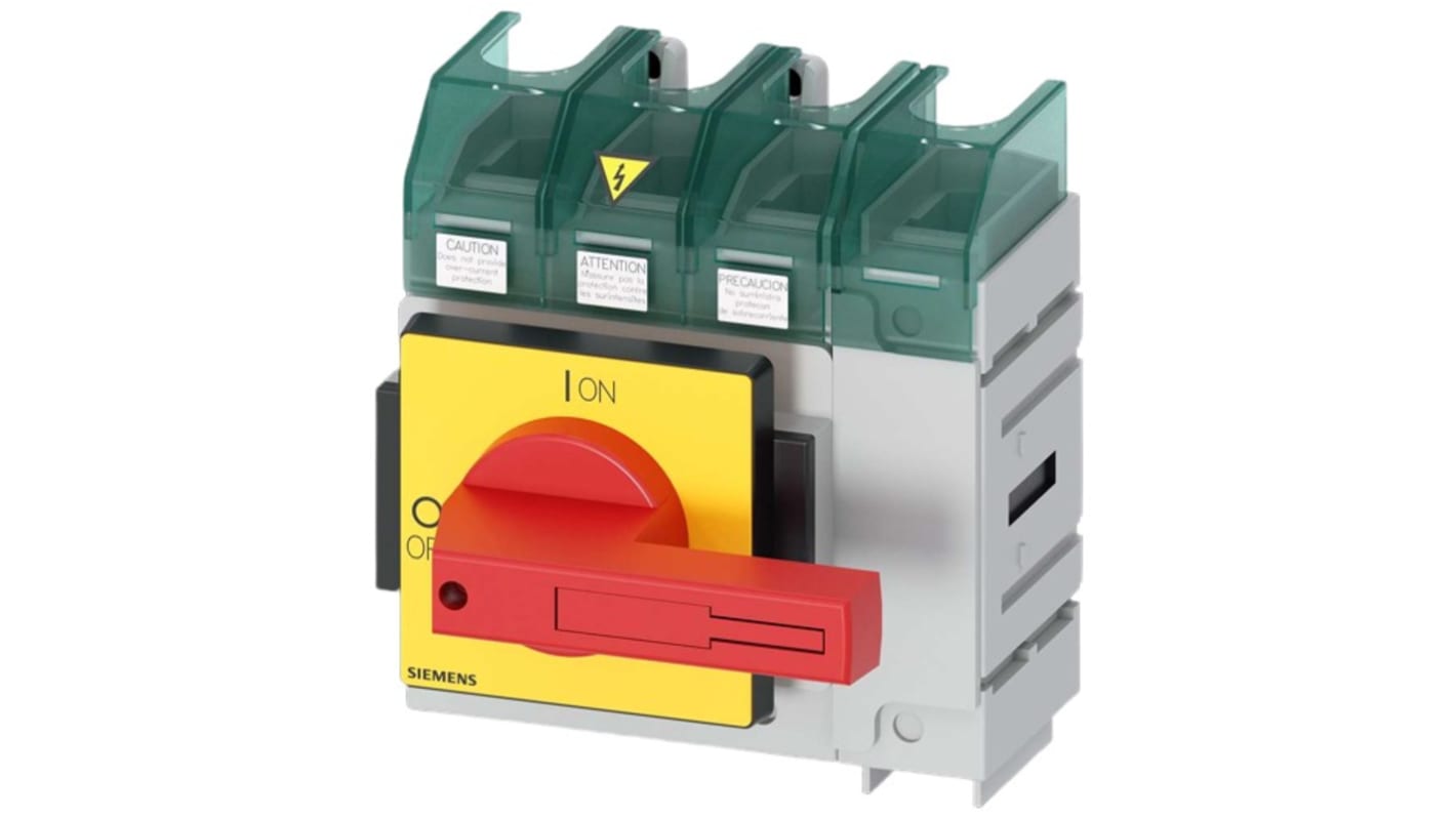 Siemens Switch Disconnector, 4 Pole, 125A Max Current, 125A Fuse Current