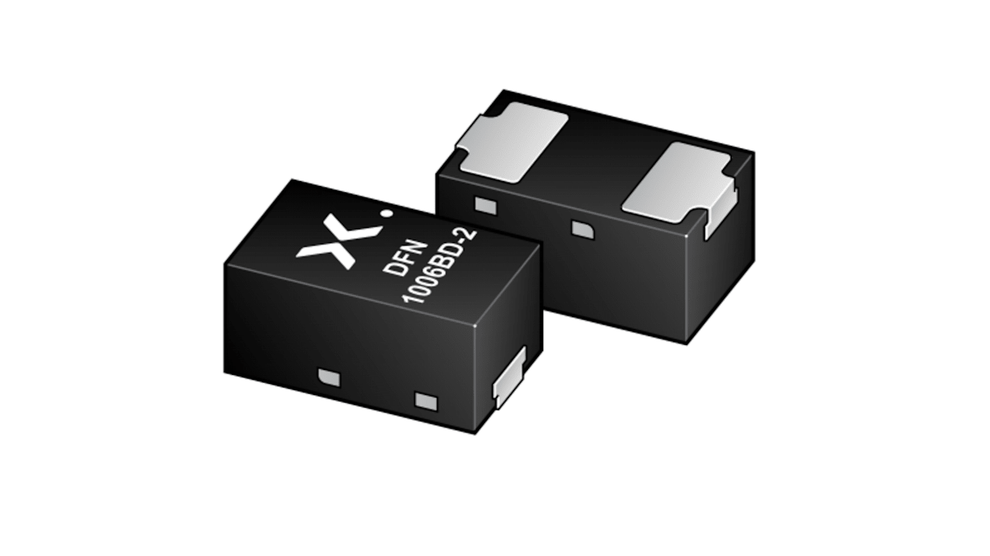 Nexperia, 62V Zener Diode 365 mW SMT DFN1006BD-2