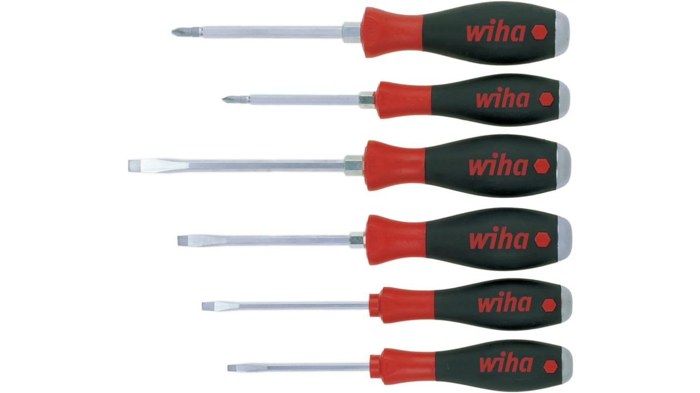 Wiha Phillips; Slotted Screwdriver Set, 6-Piece