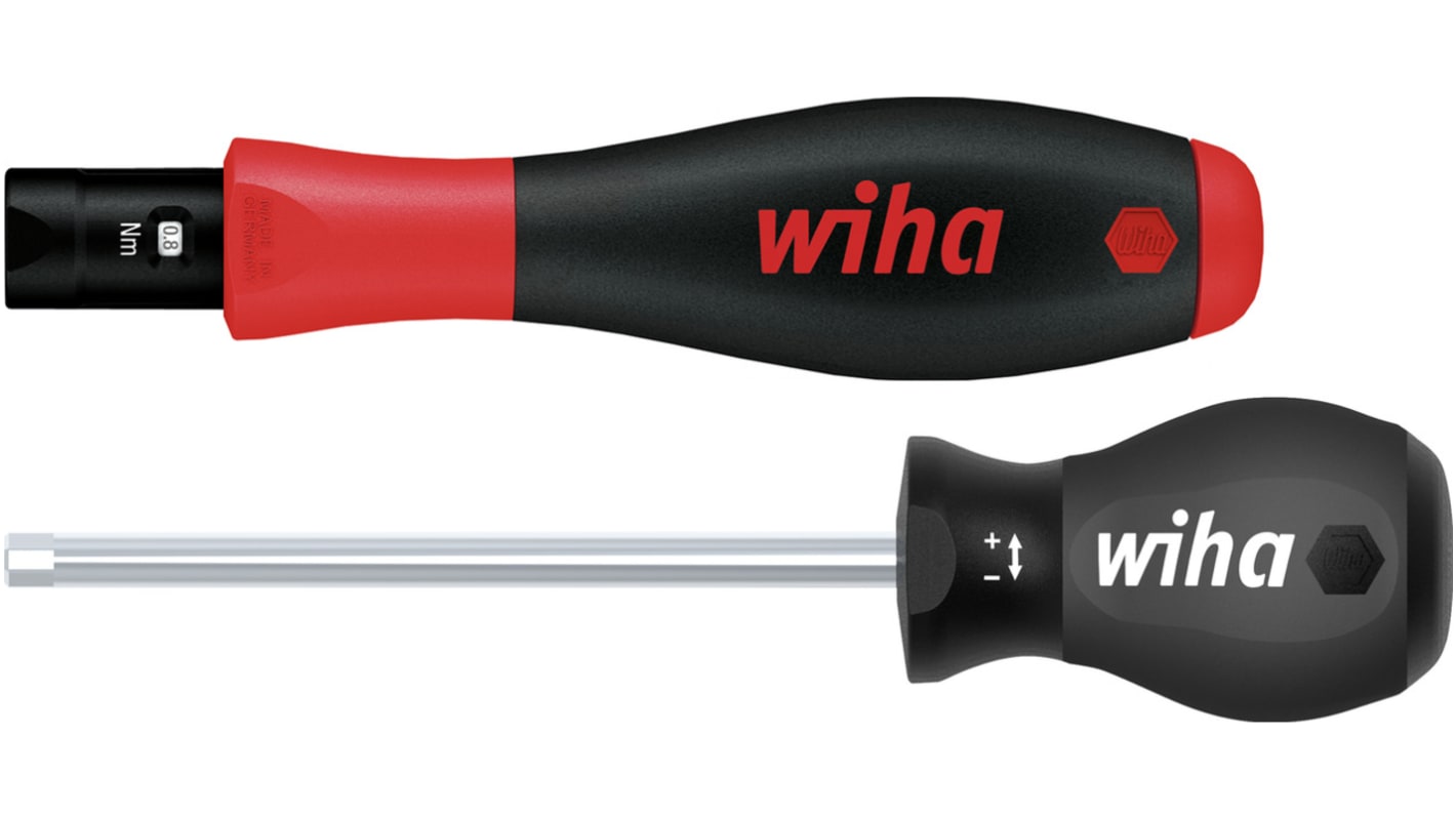 Wiha Adjustable Hex Torque Screwdriver, 2 → 7Nm, 4 mm Drive