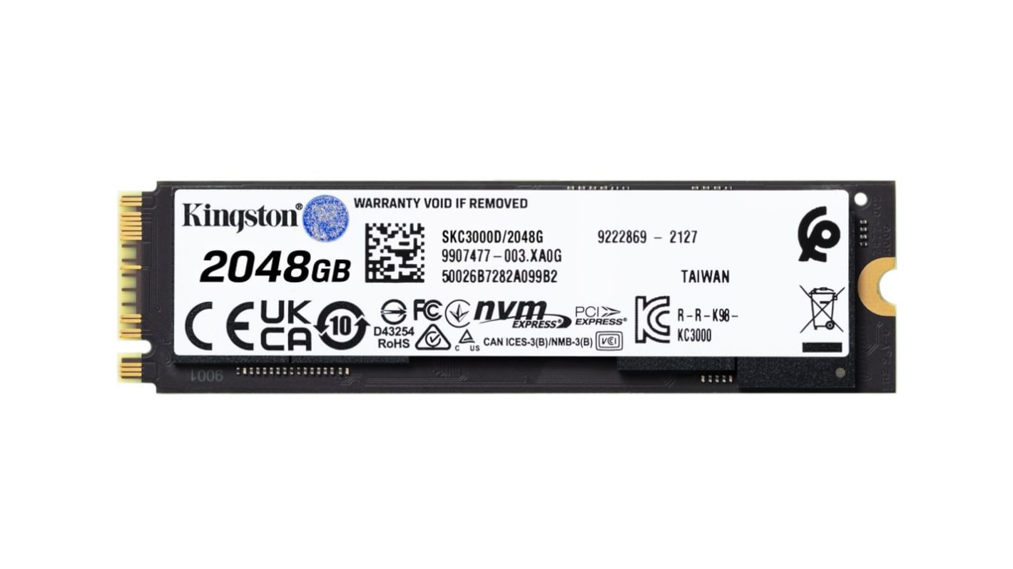 Kingston KC3000 M.2 (2280) 2 TB Internal SSD