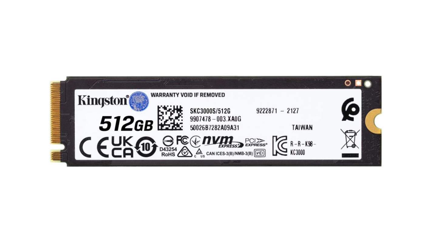 Kingston KC3000 M.2 (2280) 512 GB Internal SSD Drive