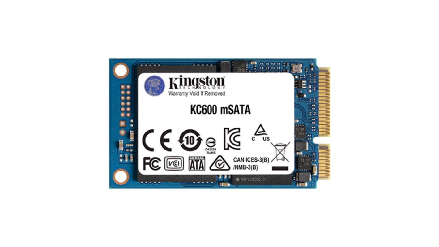 Kingston KC600 mSATA 512 GB Internal SSD
