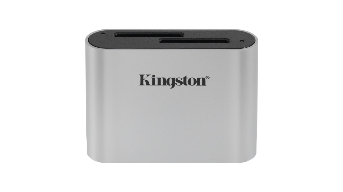 Kingston Micro-SD-Kartenlesegerät Extern USB 3.2, 2 Anschl. für SD, 62.87 x 16.87 x 50mm