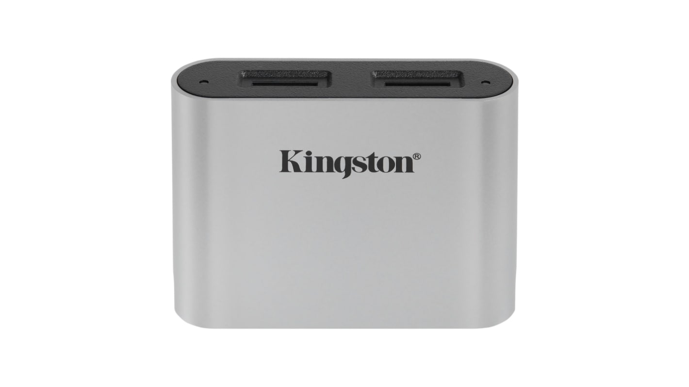 Kingston Micro-SD-Kartenlesegerät Extern USB 3.2, 2 Anschl. für MicroSD, 62.87 x 16.87 x 50mm
