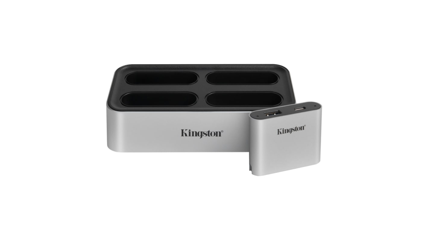 Kingston 4口USB扩展器, USB 3.2, USB C接口, USB供电, 160.27 x 70.27 x 55.77mm