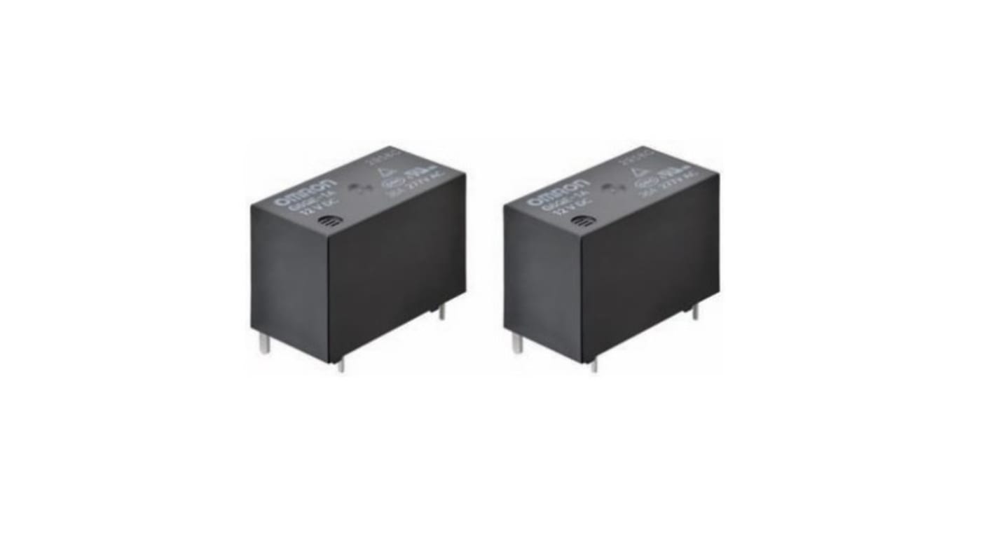 Omron PCB Mount Relay, 12V dc Coil, SPST