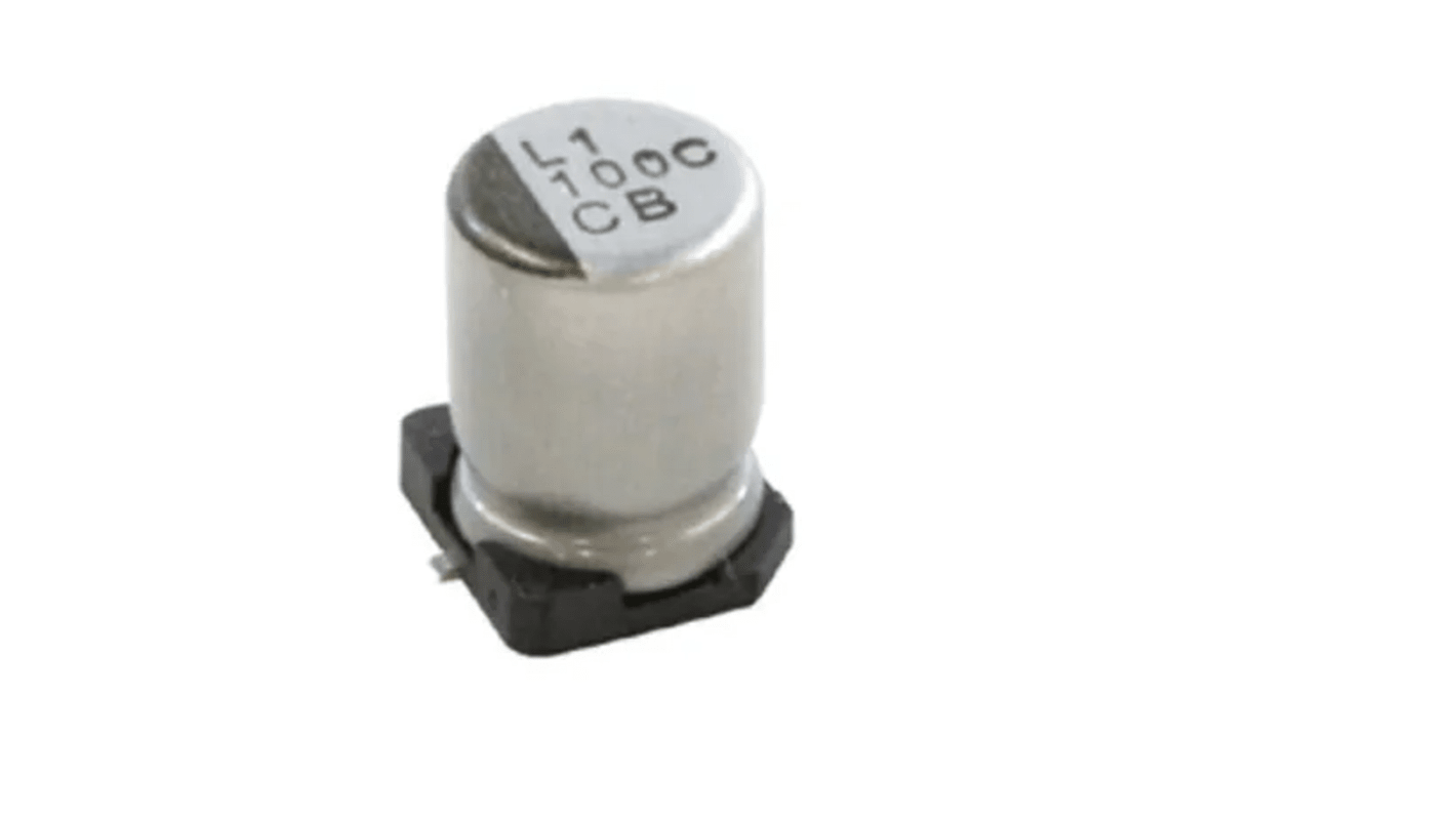 Condensador electrolítico Nichicon, 1000μF, 35V dc, mont. SMD, 16 x 16.5mm