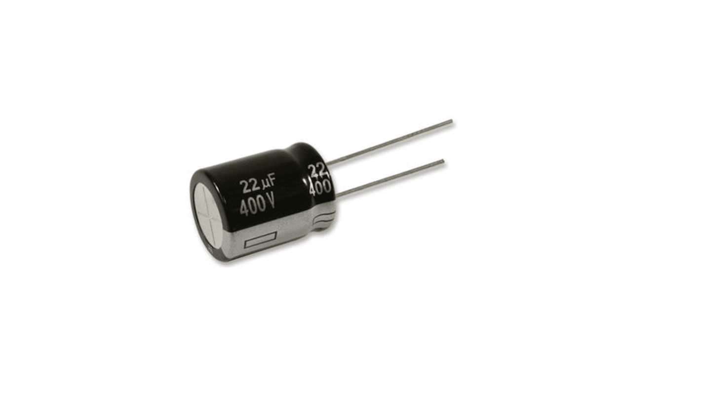 Nichicon 10μF Aluminium Electrolytic Capacitor 450V dc, Radial, Through Hole - UCS2W100MHD1TO