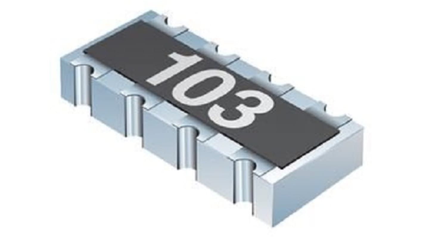 Bourns 1206 (3216M)排阻, 49.9Ω, 4个电阻, 0.25W