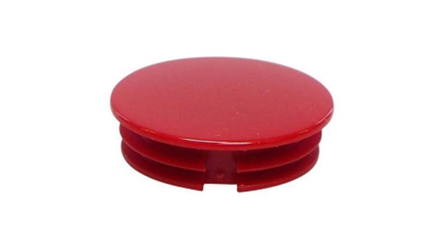 Elma 10mm Red Potentiometer Knob Cap, 040-1035