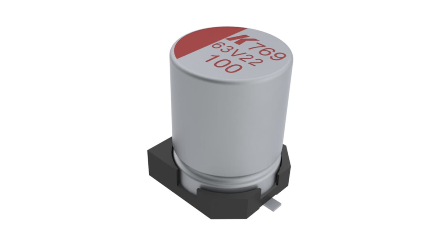 KEMET 220μF Surface Mount Polymer Capacitor, 35V