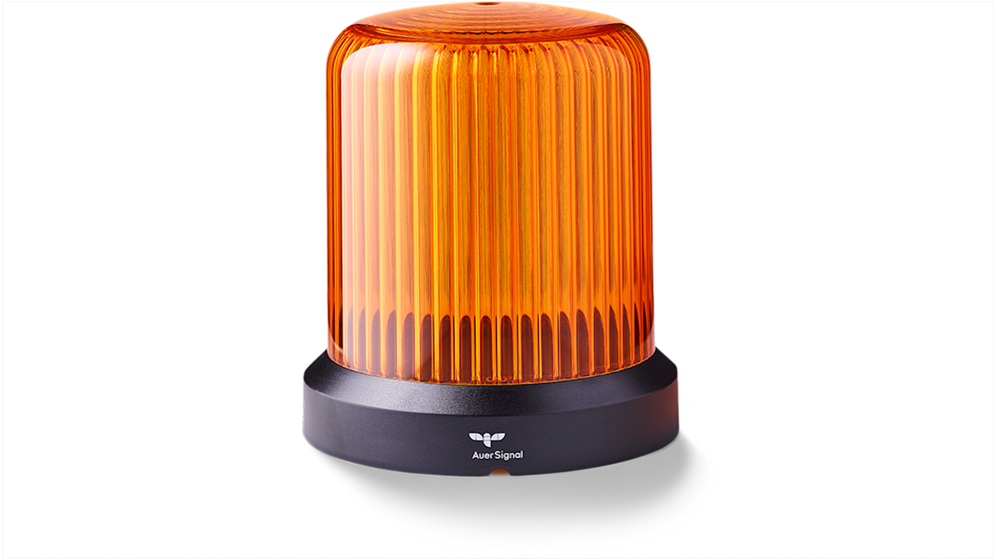 AUER Signal RDC, LED Dauer LED-Signalleuchte Orange, 48 V-AC/DC, Ø 110mm