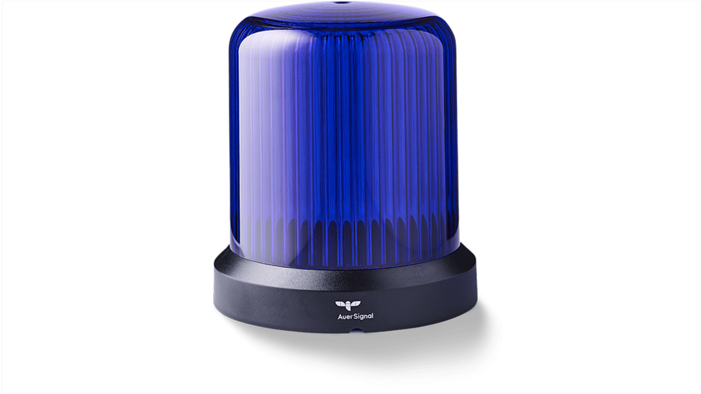 AUER Signal RDC, LED Dauer LED-Signalleuchte Blau, 12 V DC, Ø 110mm
