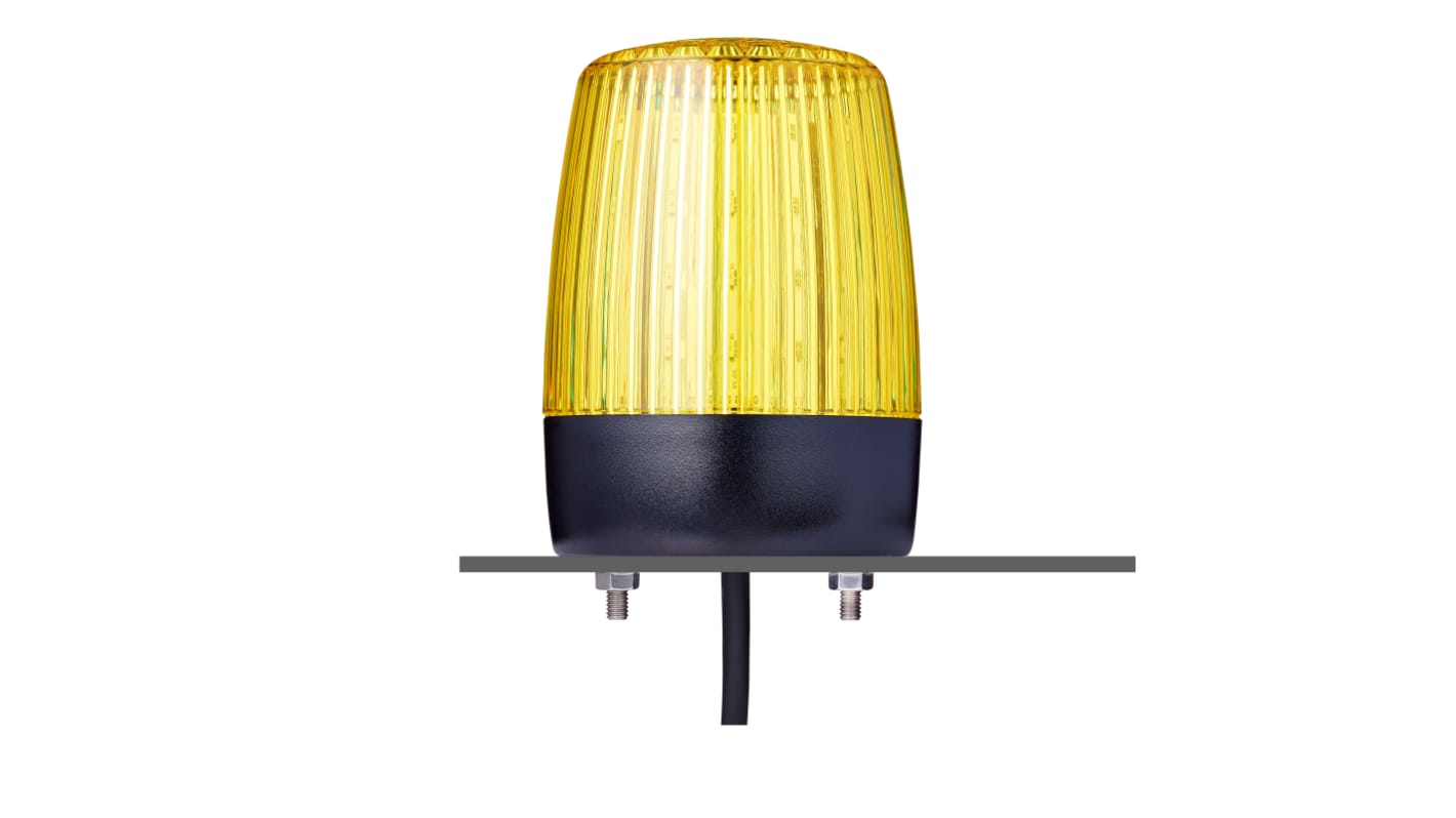 Indicador luminoso AUER Signal serie PCH, efecto Intermitente, Constante, LED, Amarillo, alim. 230/240 V