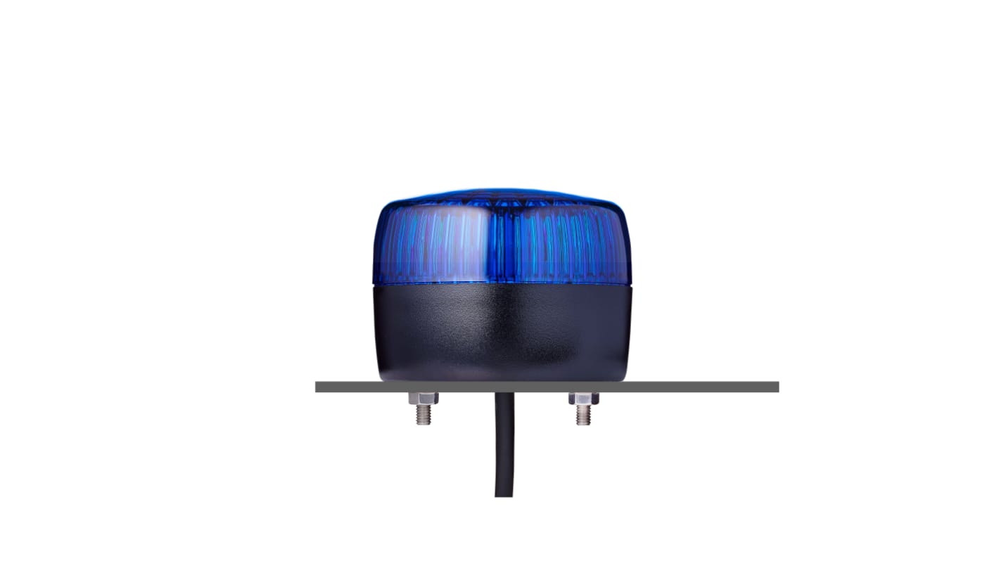 AUER Signal PCL LED Blinkend, Dauer LED-Signalleuchte Blau, 230/240 V, Ø 75mm