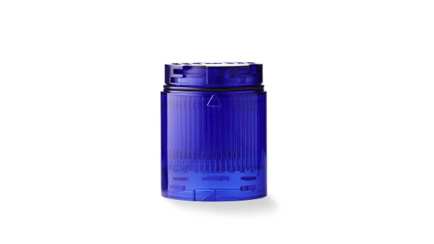 AUER Signal CT5DF Series Blue Double Strobe, Flashing, Steady, Strobe Effect Beacon Module for Use with Modul-Compete