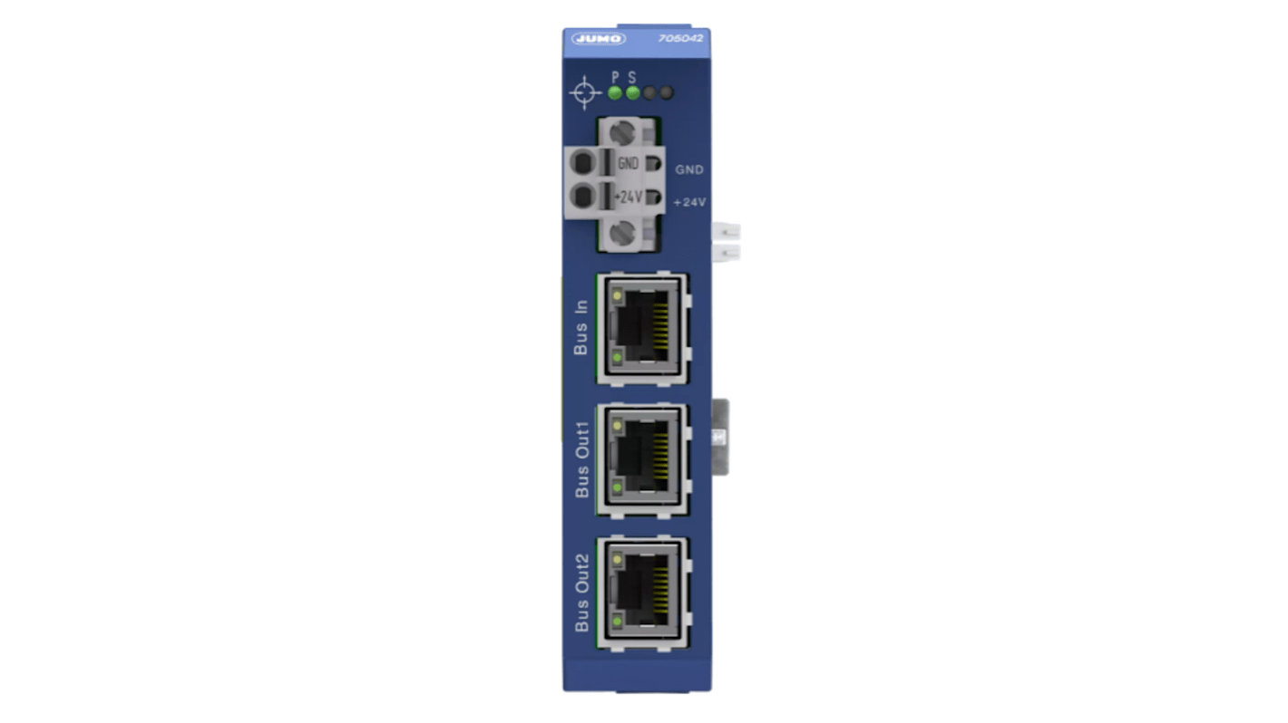 Jumo E/A-Module für variTRON Systembus IN variTRON Systembus 1/2 OUT, 0,88 x 4,07 x 3,99 Zoll