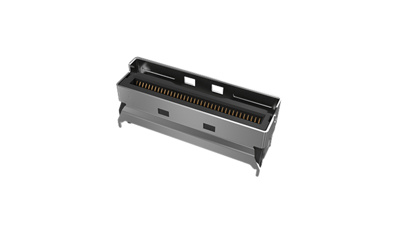 Amphenol Communications Solutions 边缘连接器, 74针, 0.6mm节距