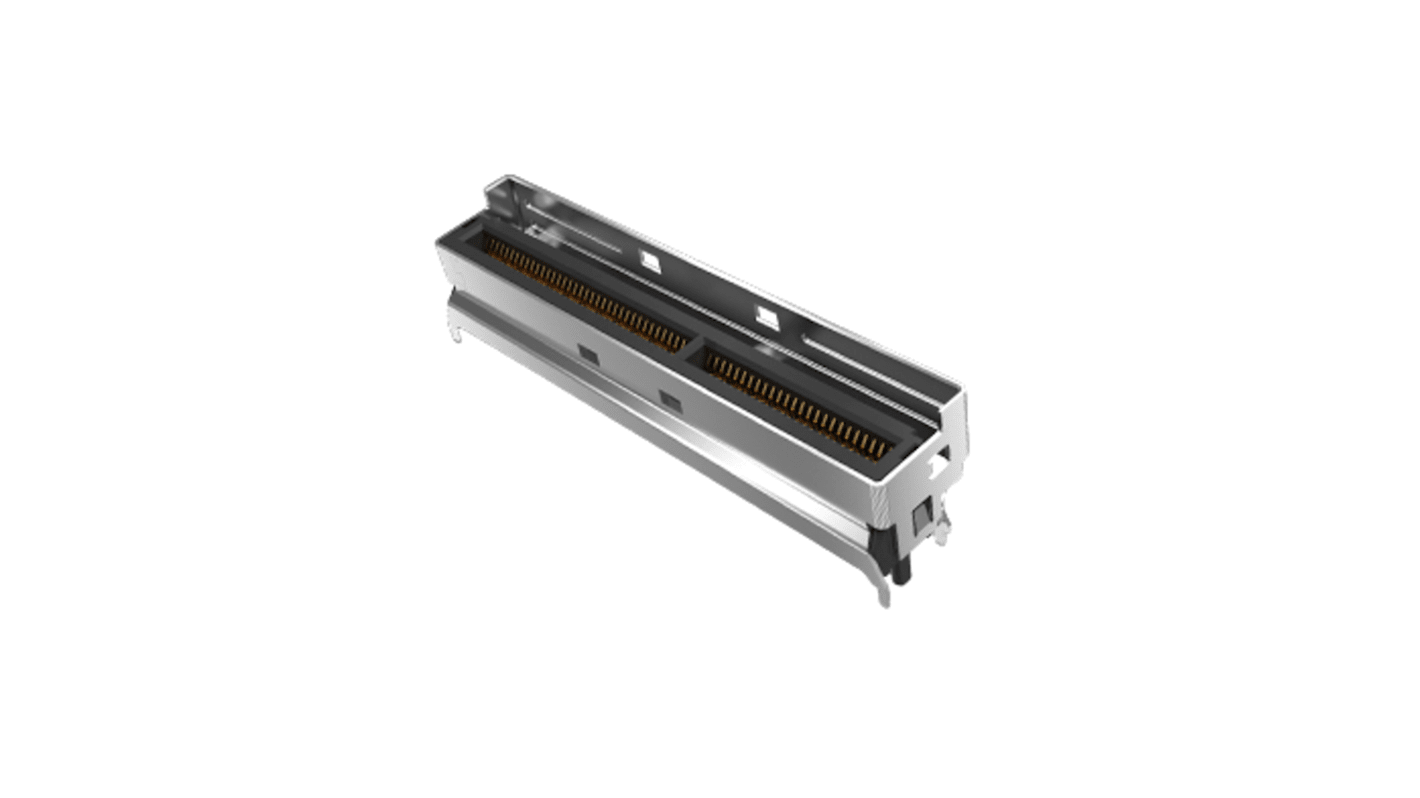 Amphenol Communications Solutions Vertical Edge Connector, 74-Contacts, 0.6mm Pitch