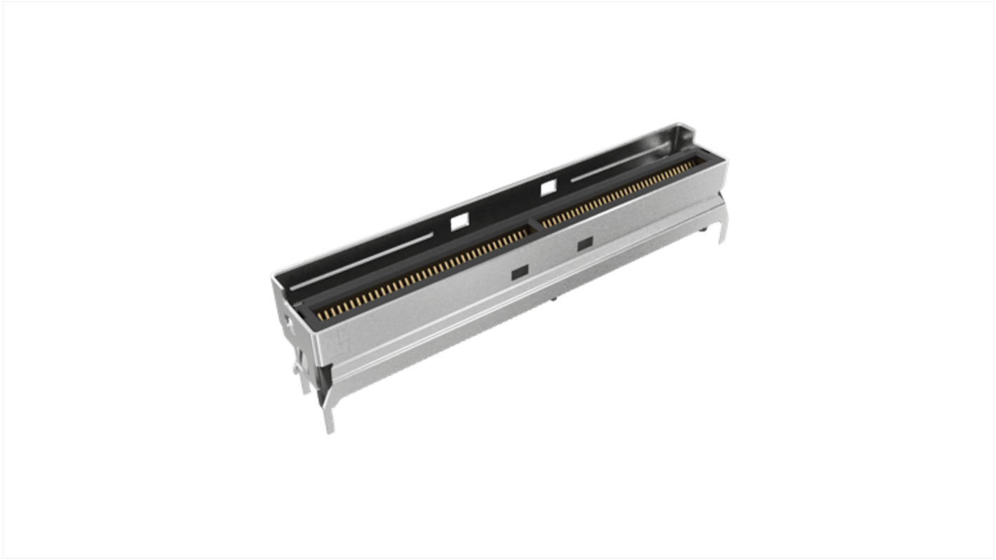 Amphenol Communications Solutions Vertical Edge Connector, 74-Contacts, 0.6mm Pitch