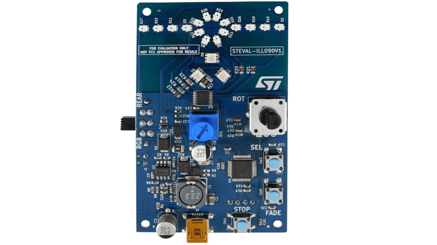 STMicroelectronics 評価ボード LEDドライバ