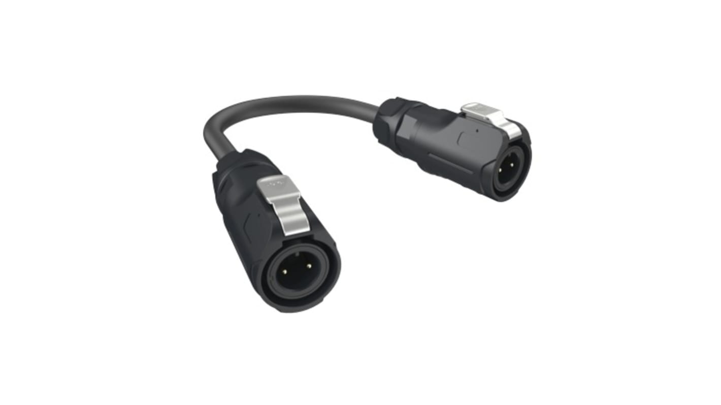 Amphenol MRD konfektioniertes Sensorkabel, Stecker gerade / M12 Stecker, Länge 1m