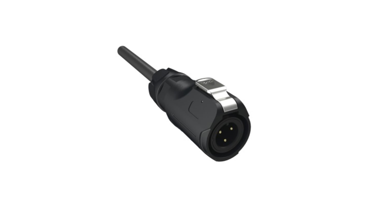 Amphenol Communications Solutions Straight Male M12 to Unterminated Sensor Actuator Cable, 1m