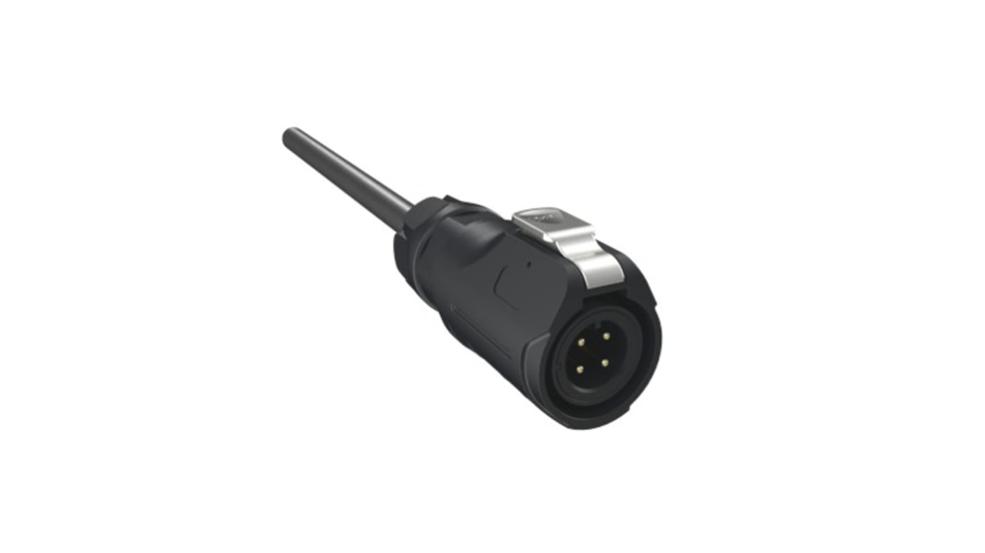 Cable de conexión Amphenol Communications Solutions, con. A M12 Macho, con. B Sin terminación, long. 3m
