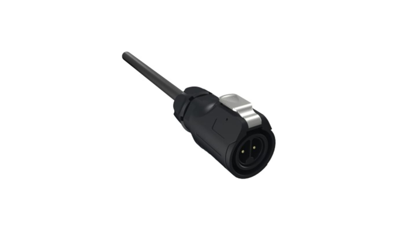 Amphenol Communications Solutions Straight Male M16 to Unterminated Sensor Actuator Cable, 1m