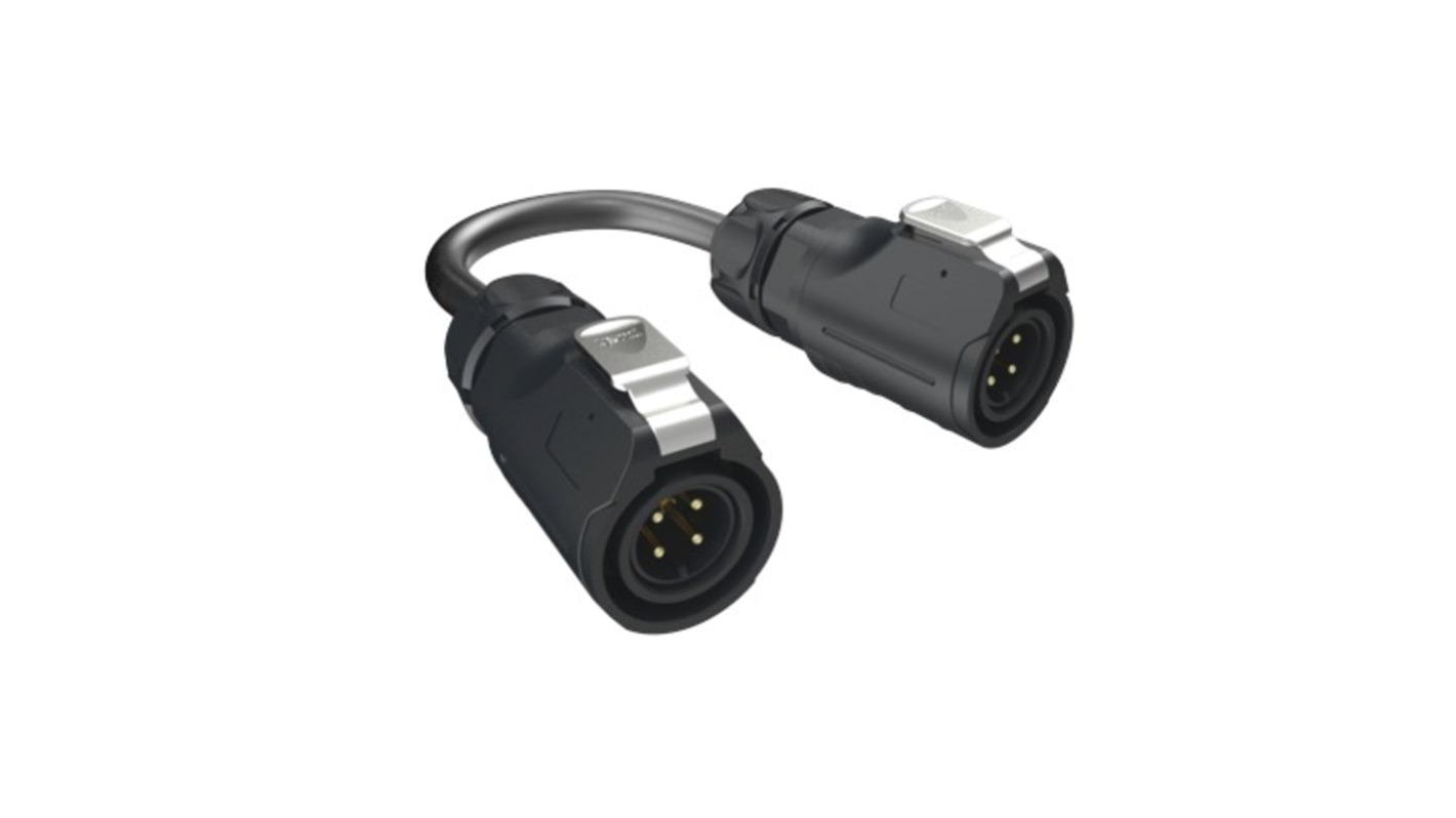 Cable de conexión Amphenol Communications Solutions, con. A M16 Macho, con. B M16 Macho, long. 1m