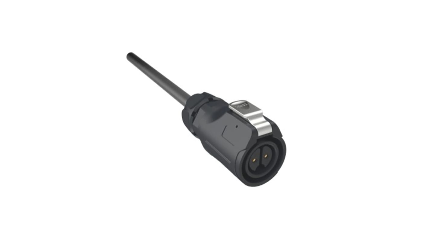 Amphenol Communications Solutions Straight Male M16 to Unterminated Sensor Actuator Cable, 1m