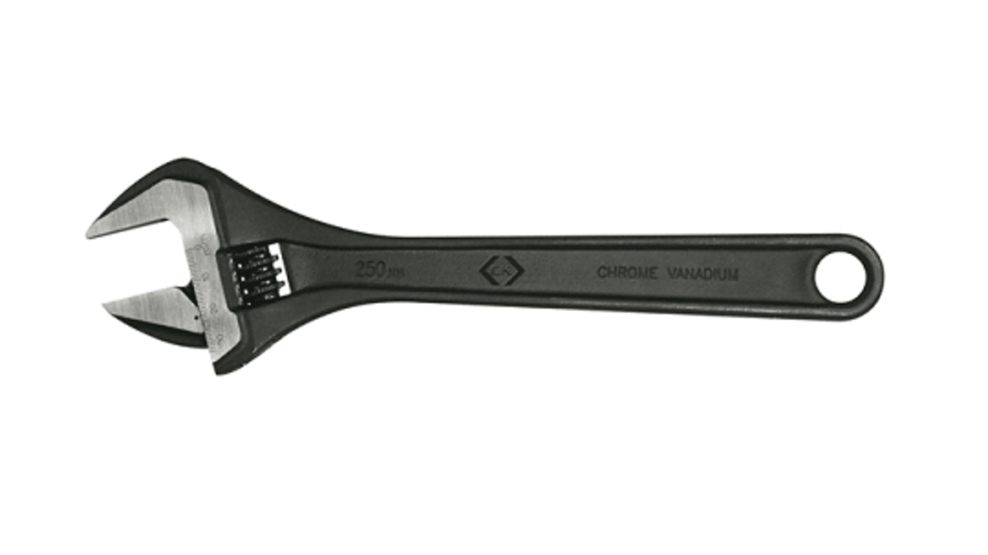 CK Adjustable Spanner, 250 mm Overall, 33mm Jaw Capacity, Adjustable Handle