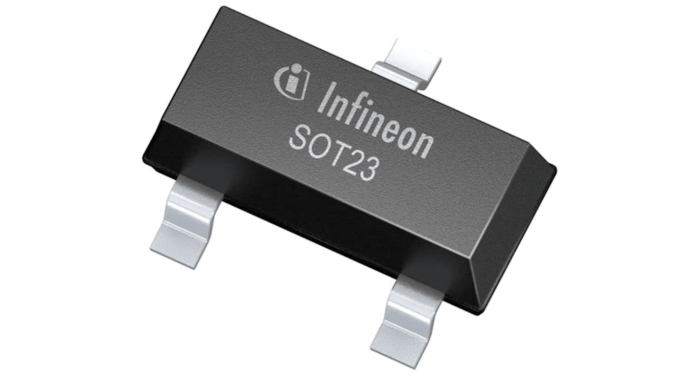 P-Channel MOSFET Transistor, 180 mA, 60 V, 3-Pin SOT-23 Infineon ISS55EP06LMXTSA1