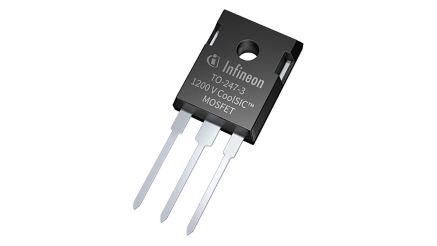 Infineon IMW120R030M1HXKSA1 N-Kanal, THT MOSFET 1200 V / 56 A, 3-Pin TO-247