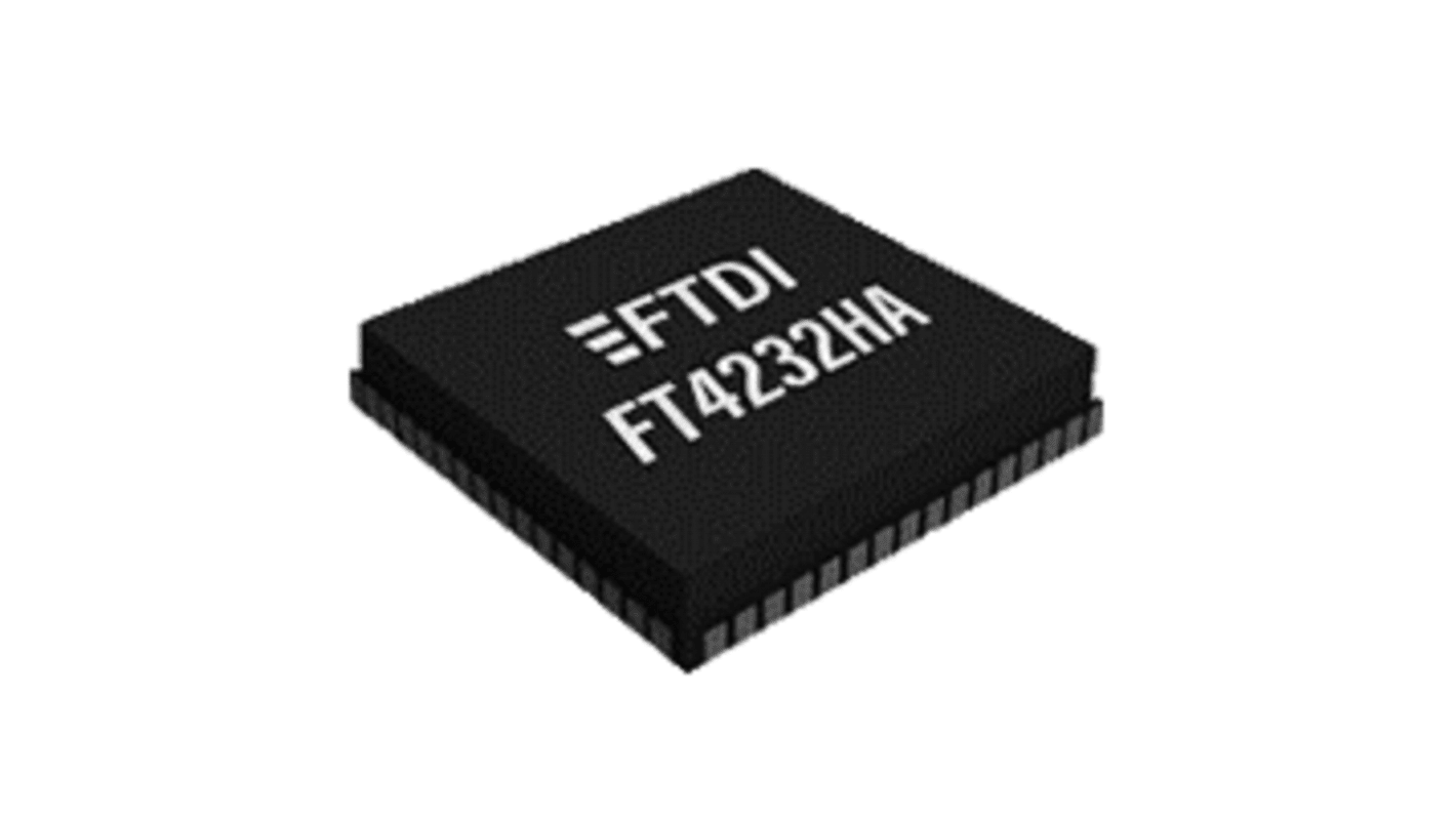 FTDI Chip USB 控制器芯片, 1个收发器