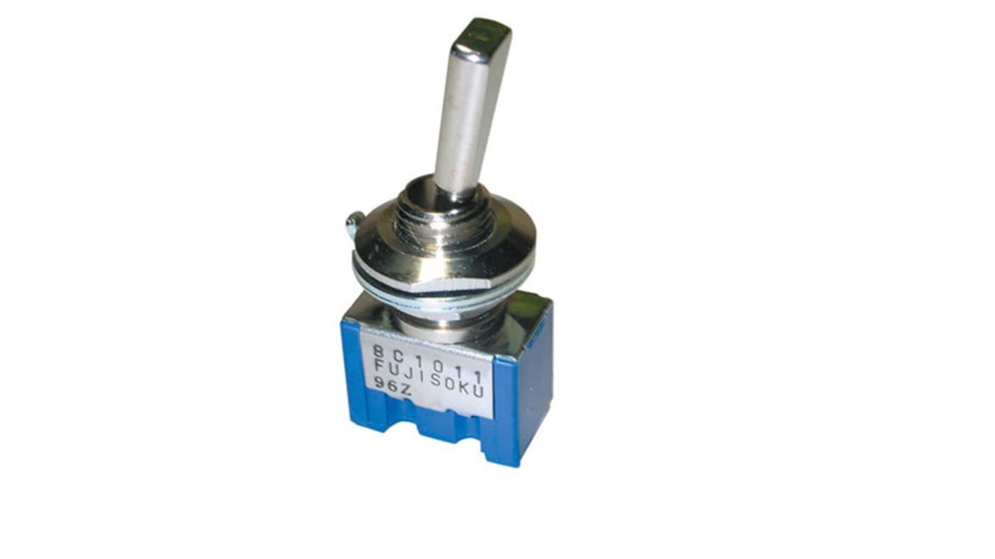NIDEC COPAL ELECTRONICS GMBH Toggle Switch, PCB Mount, On-Off-On, DPDT, Solder Terminal