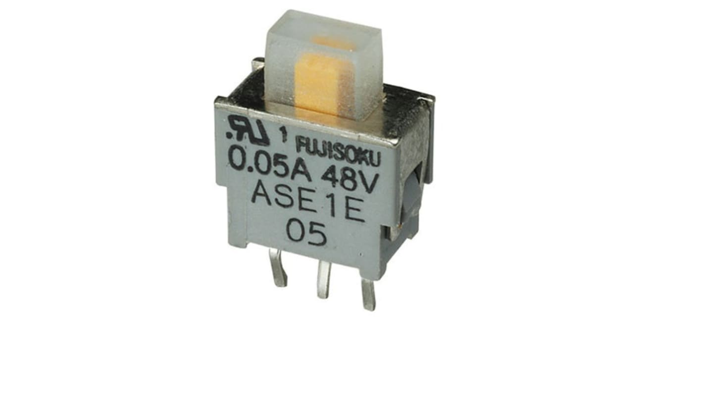 Nidec Components PCB Slide Switch SPDT (On)-Off -(On) 0.4 VA Slide