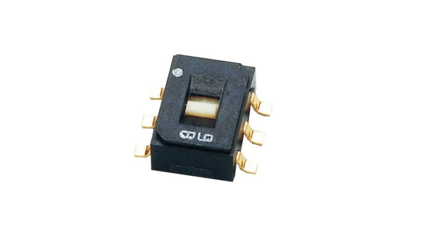 Nidec Components Surface Mount Slide Switch 2PDT DP 100 mA Slide