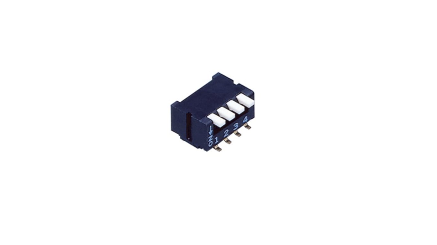 NIDEC COPAL ELECTRONICS GMBH 2 Way PCB Piano Dip Switch DPST, Piano Actuator