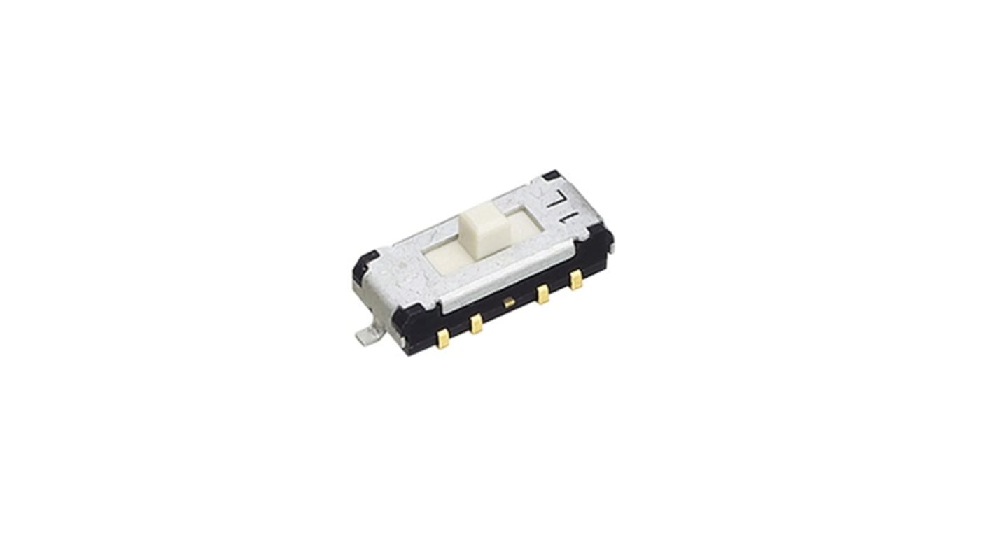 Nidec Components Surface Mount Slide Switch DP3T DP 100 mA Slide