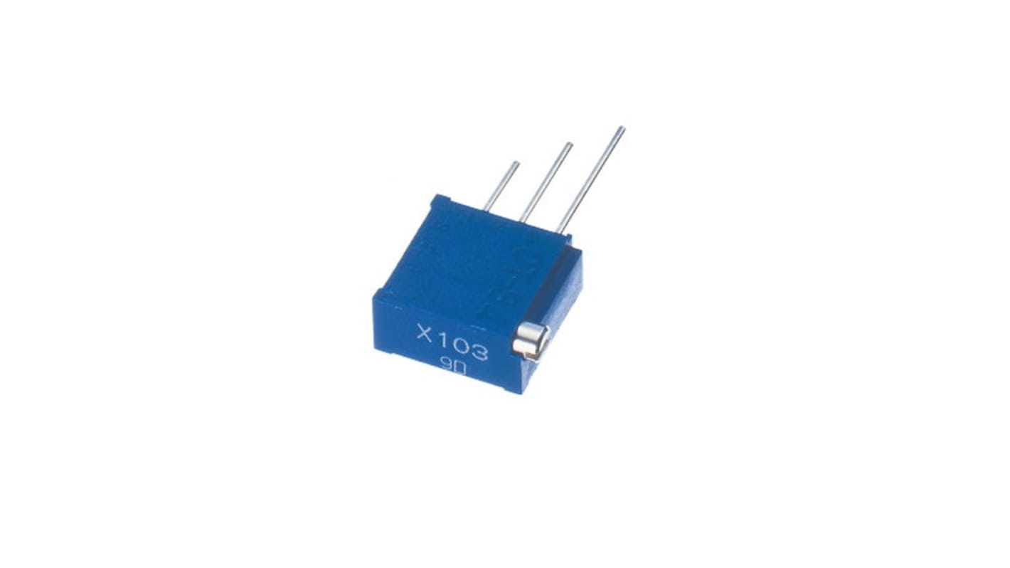 Through Hole Trimmer Potentiometer 0.5W Side Adjust Nidec Components