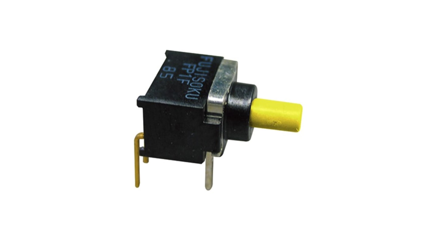 NIDEC COPAL ELECTRONICS GMBH FP Series Push Button Switch, On-(On), PCB, SPDT, 28V dc