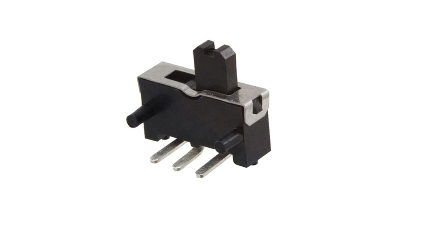 Nidec Components Through Hole Slide Switch SPDT (On)-(On) 10 mA Slide