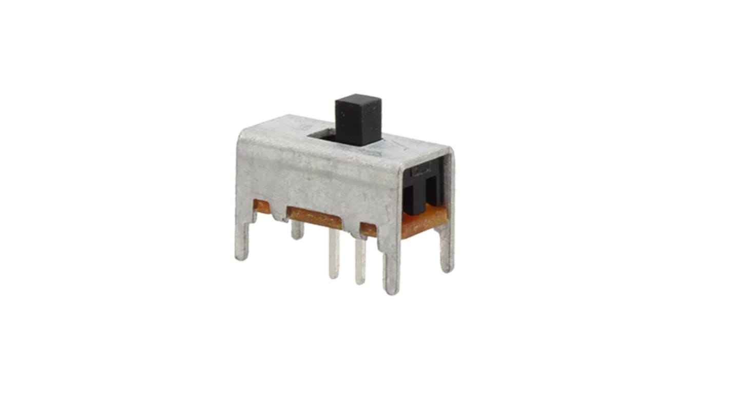 Nidec Components Through Hole Slide Switch SPDT (On)-(On) 10 mA Slide
