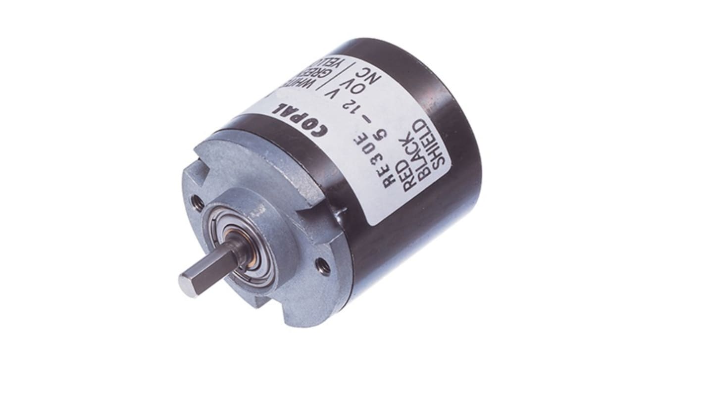 NIDEC COPAL ELECTRONICS GMBH 12V dc 360 Pulse Optical Encoder with a 4 mm